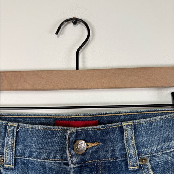 Vintage Y2K Hollister Low-Rise Micro Mini Skirt | Surfer Wave & Mushroom Patch - Picture 7 of 7